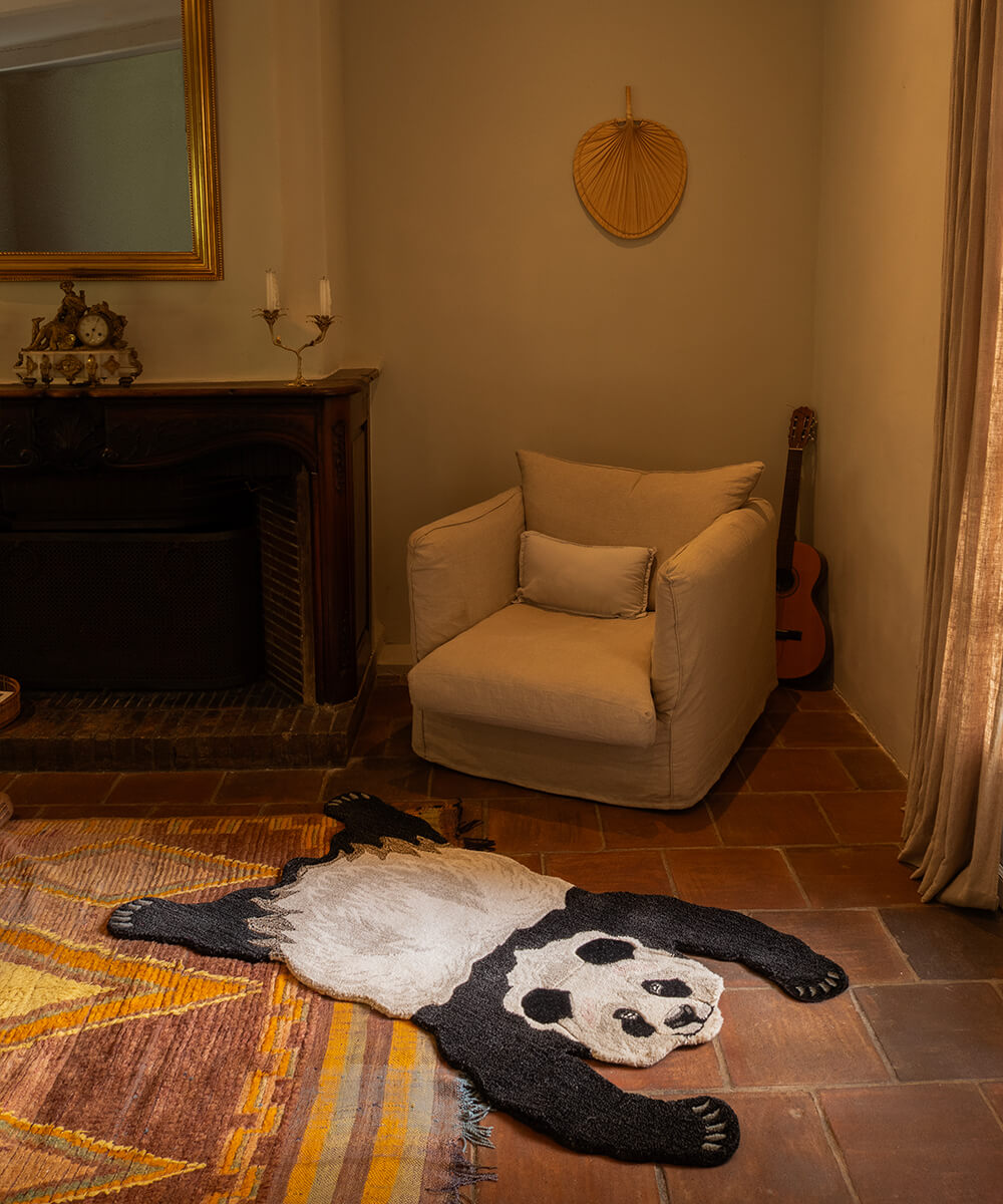 Plumpy Panda Rug Large