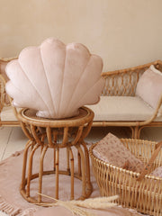 Soft Velvet Latte Shell Pillow