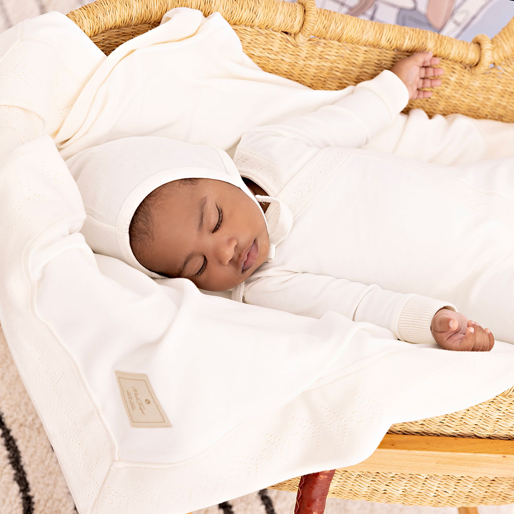 Pointelle Twist Ensemble Layette Set