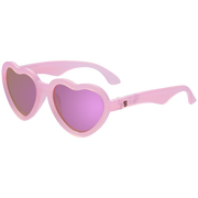 Frosted Pink Heart | Purple Polarized Mirrored Lenses