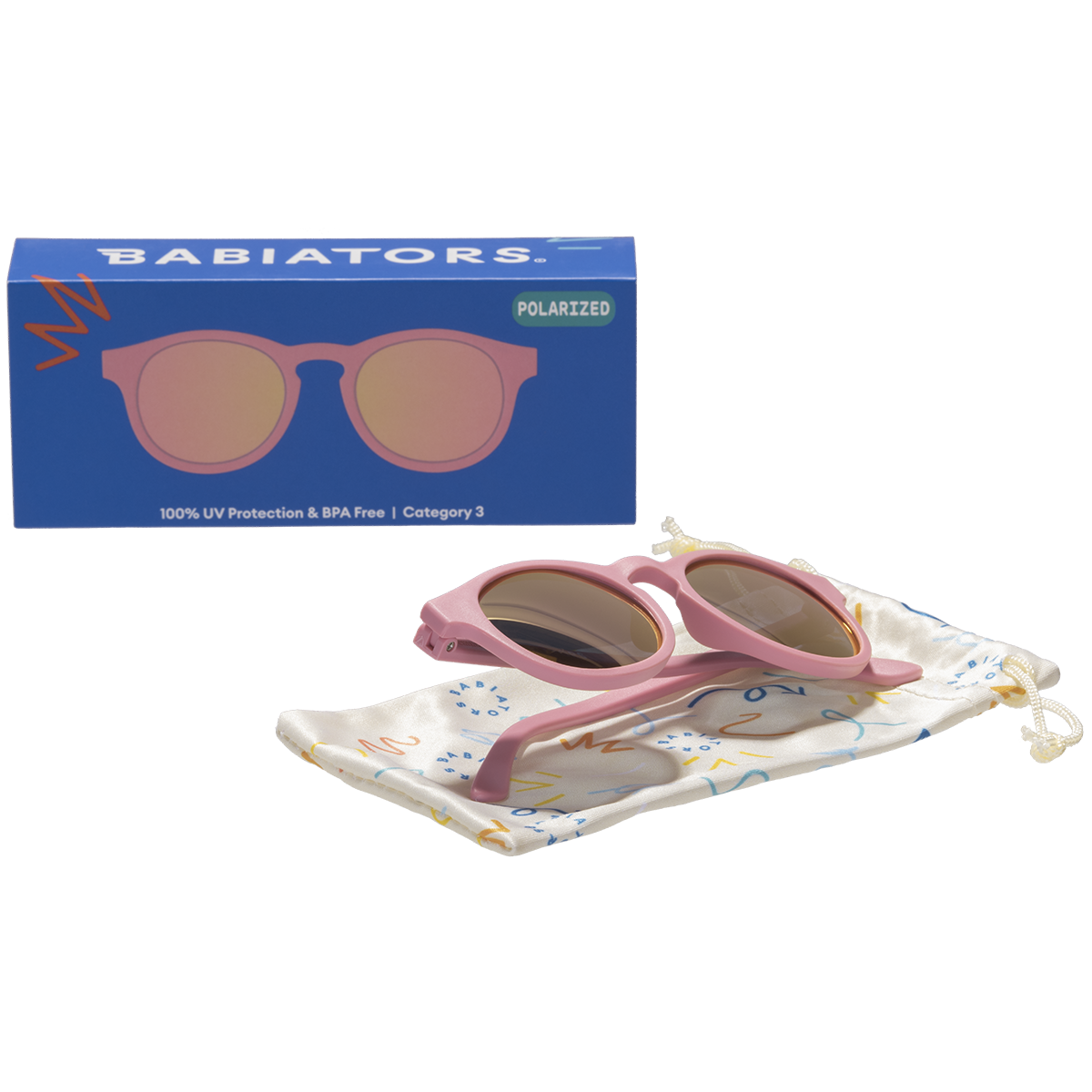 Pretty In Pink Keyhole | Pink Polarized Mirrored Lens