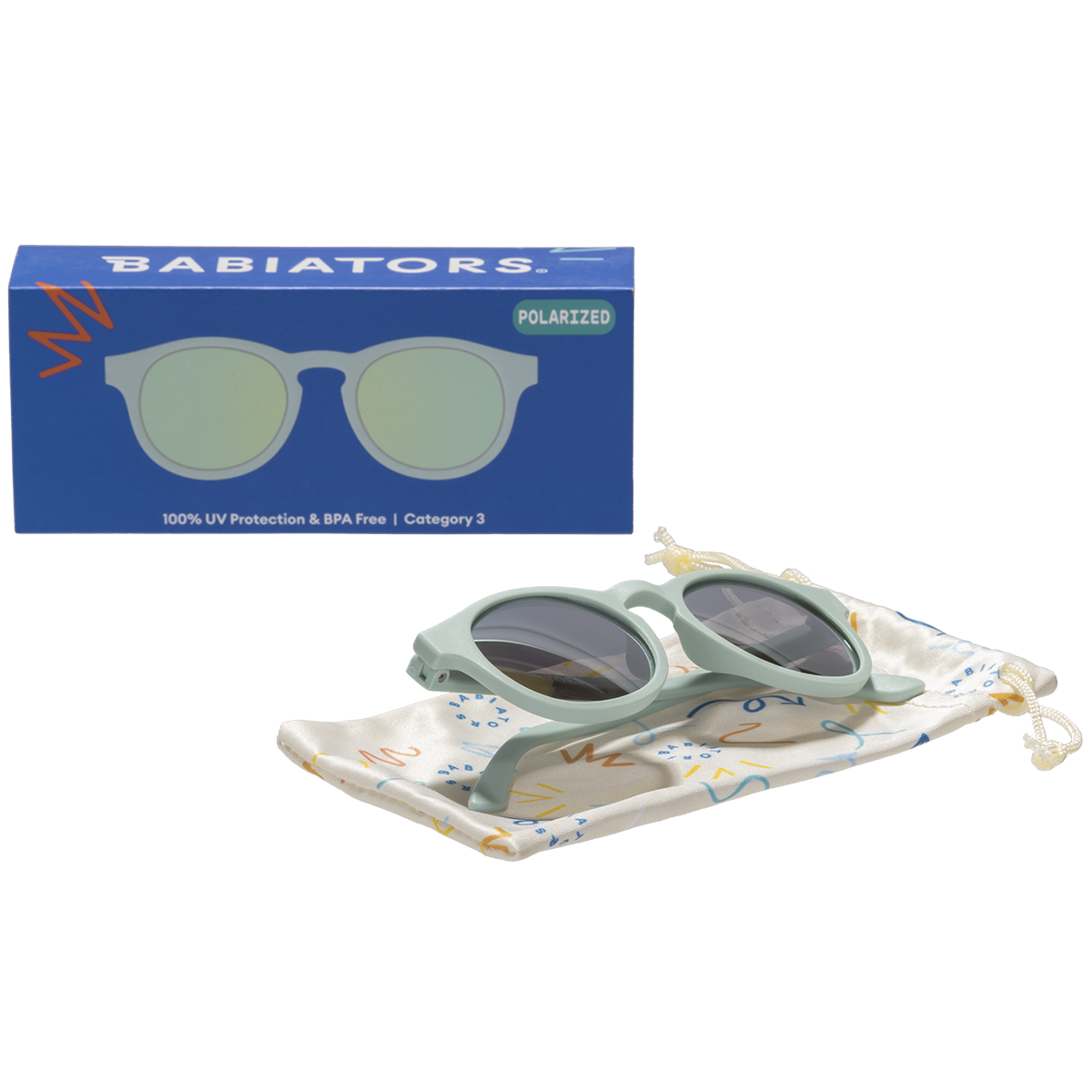 Seafoam Blue Keyhole | Seafoam Polarized Mirrored Lens
