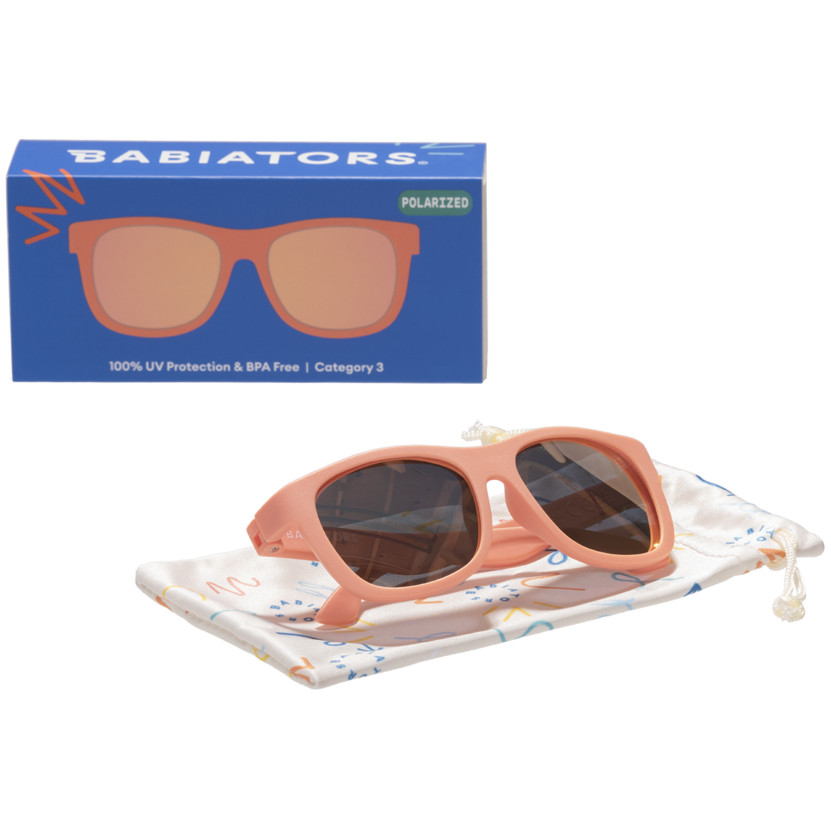 Papaya Polarized Navigator | Peach Mirrored Lens