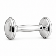 Krysaliis Sterling Silver Dumbbell Baby Rattle