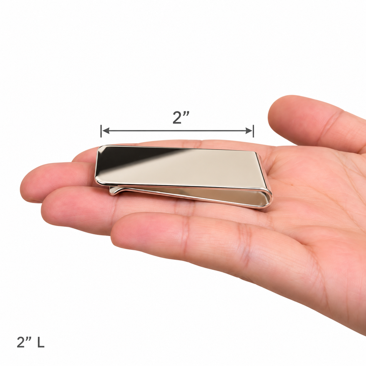 Classic Rectangle Sterling Silver Money Clip By Krysaliis