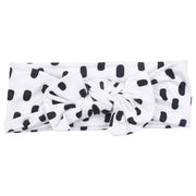 Polka Dot Knotted Headband Bow