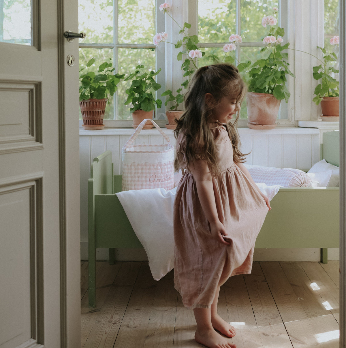 Classic Polka Dot Toddler Duvet - Pink