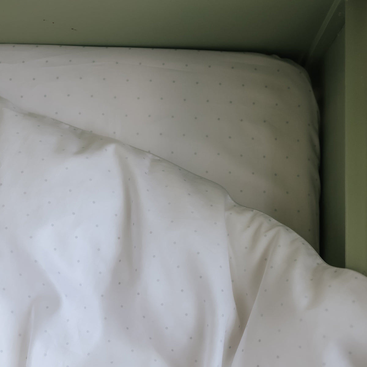 Classic Polka Dot Toddler Duvet - Blue