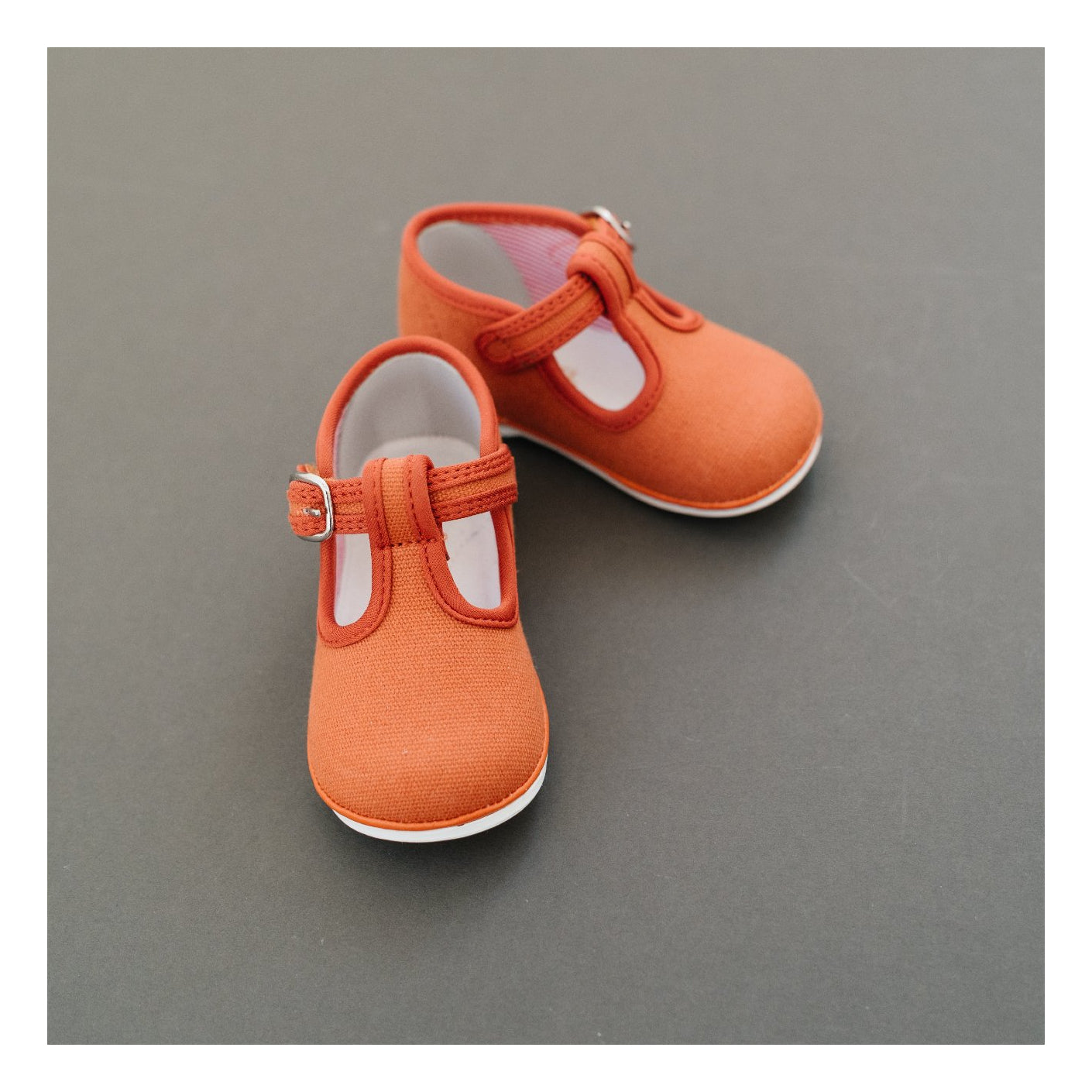 Poppy Canvas T-strap Mary Jane (baby)