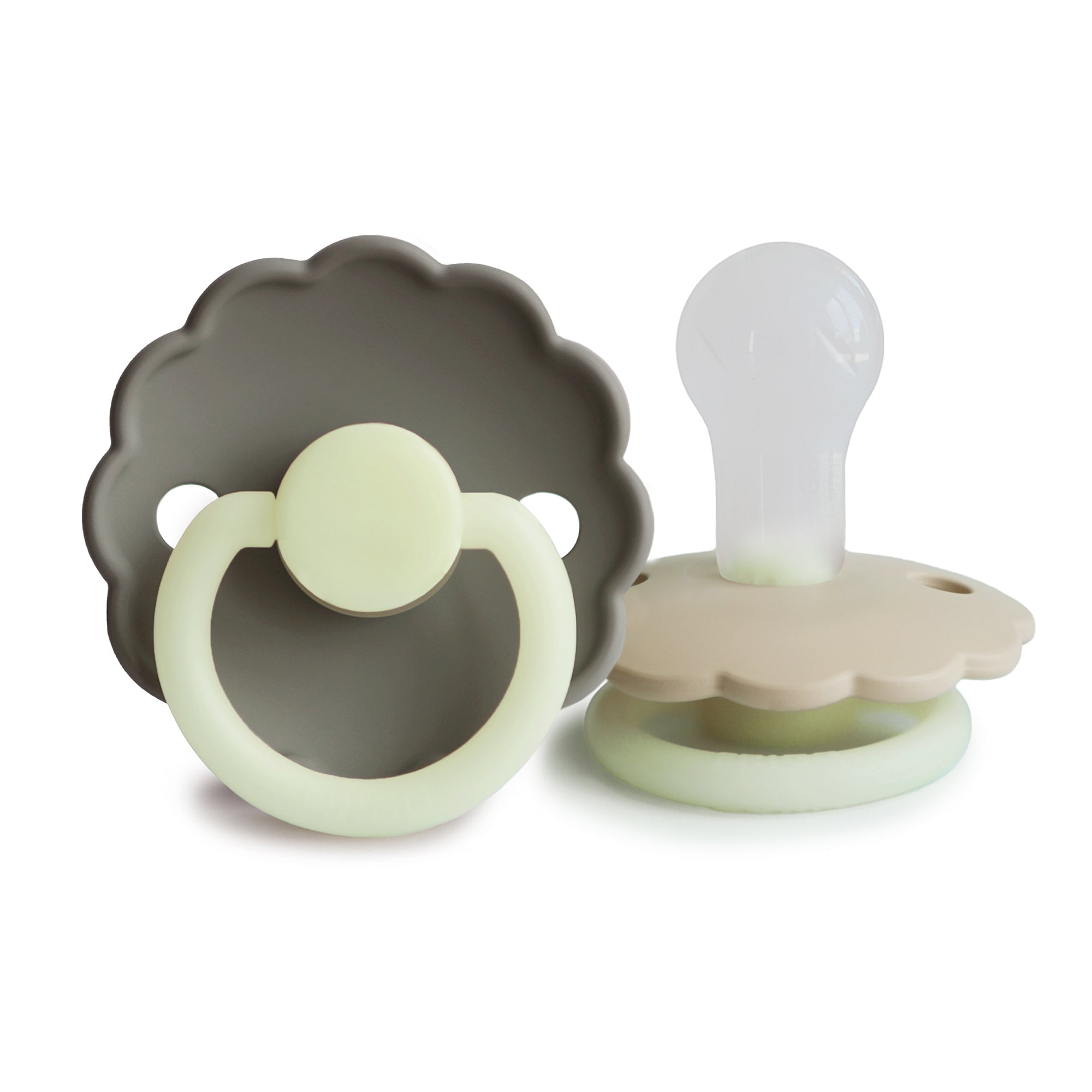 Frigg Daisy Night Silicone Pacifier 2-pack