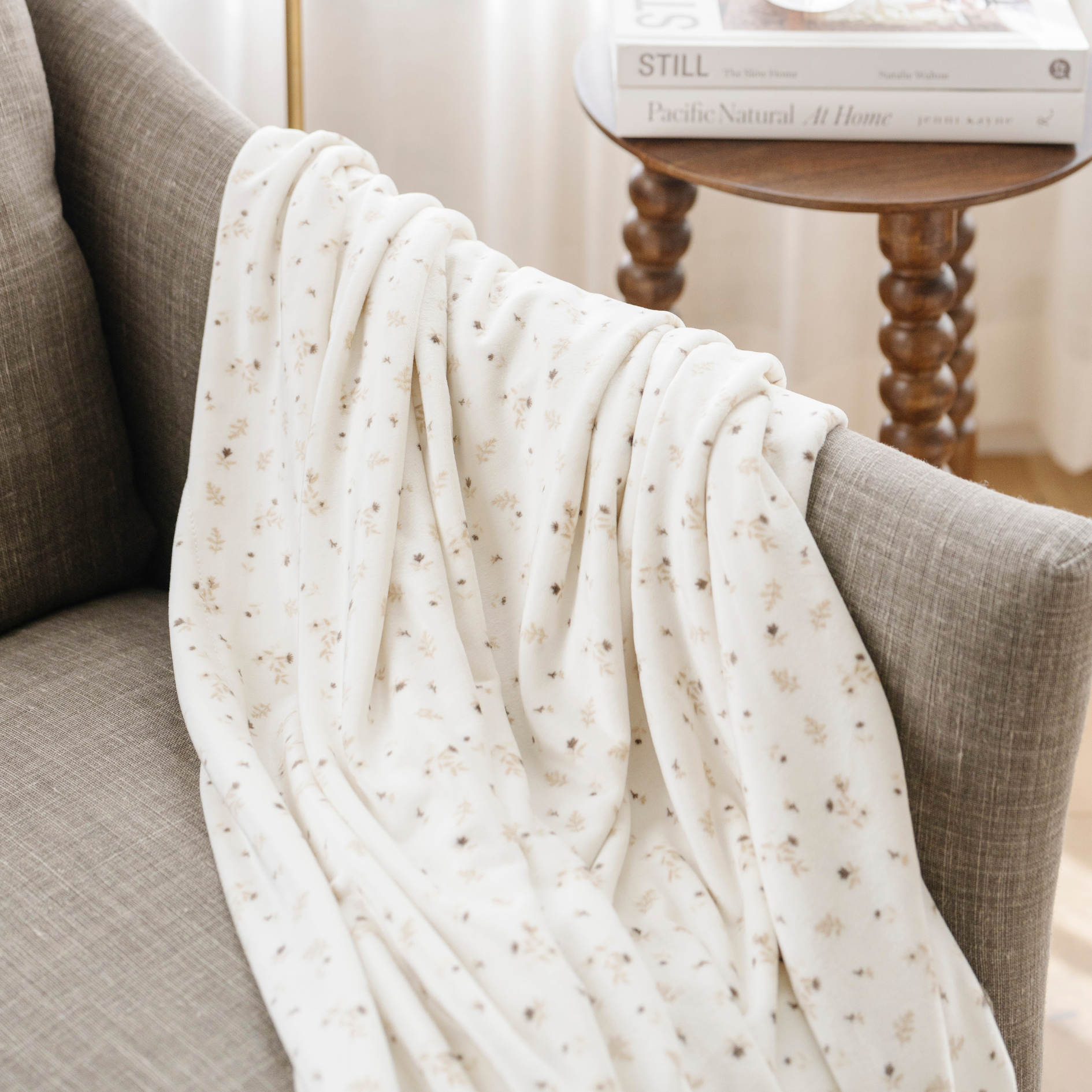 Minky Stretch Throw Blankets