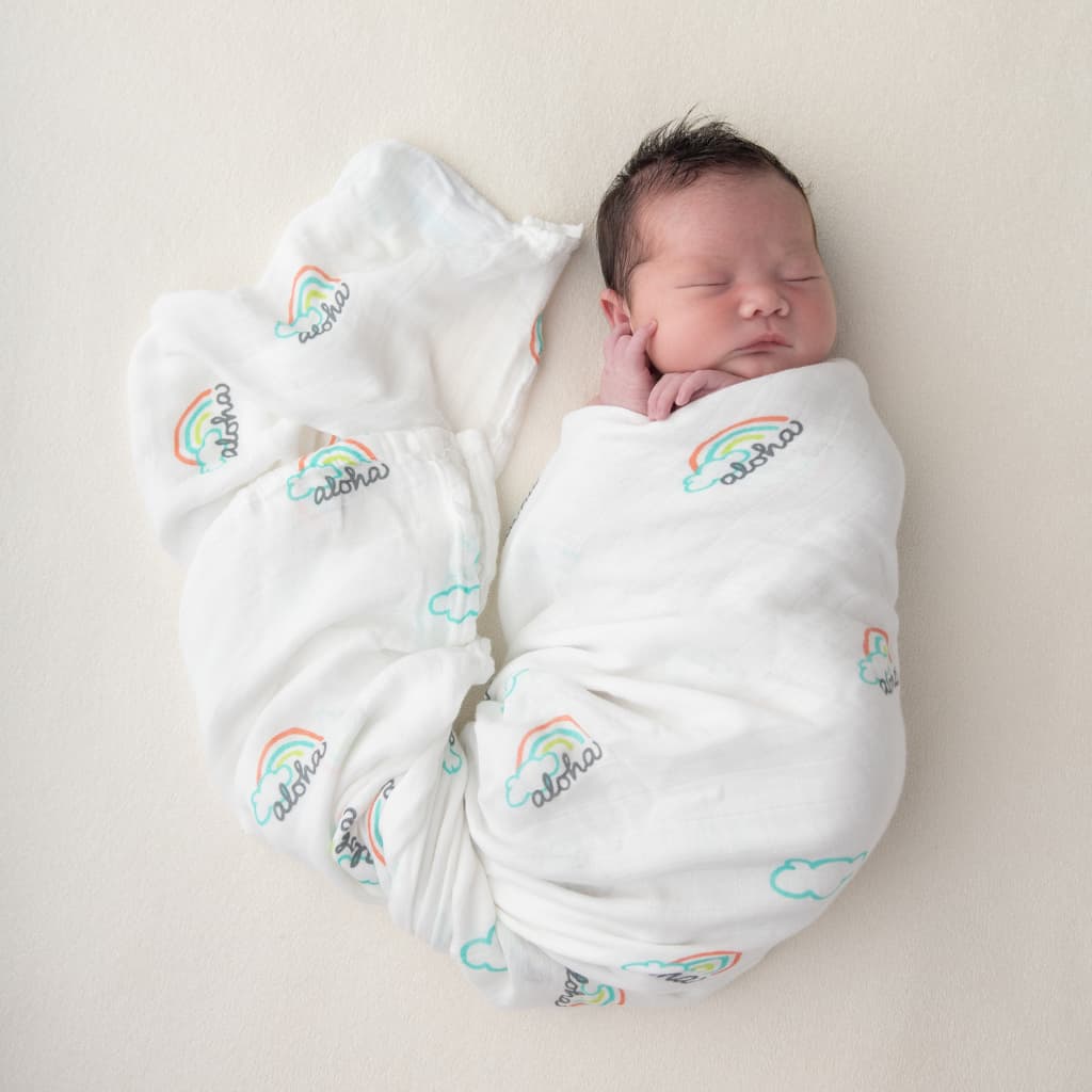 Pot O' Aloha Muslin Swaddle Blanket