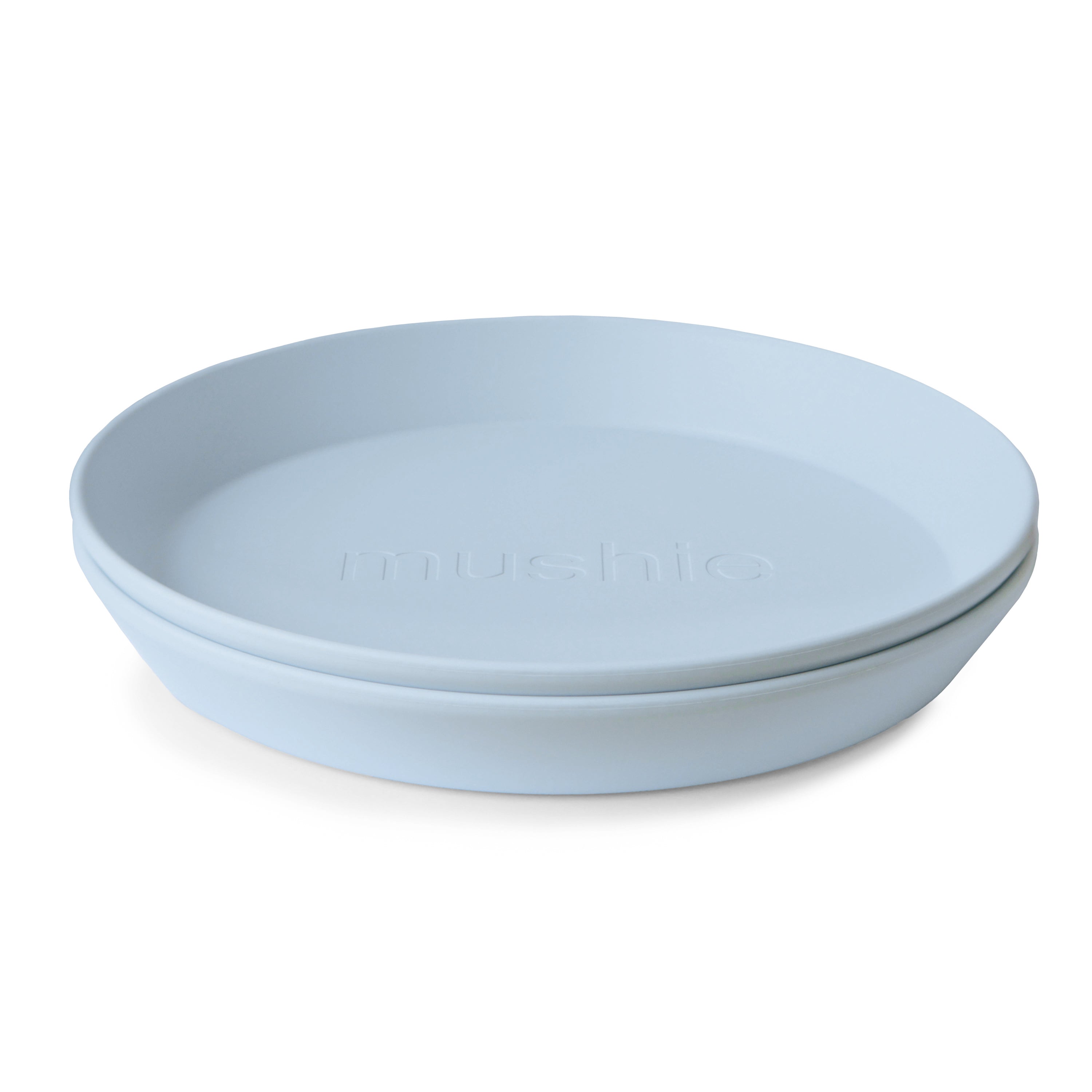 Round Dinnerware Plates, Set Of 2
