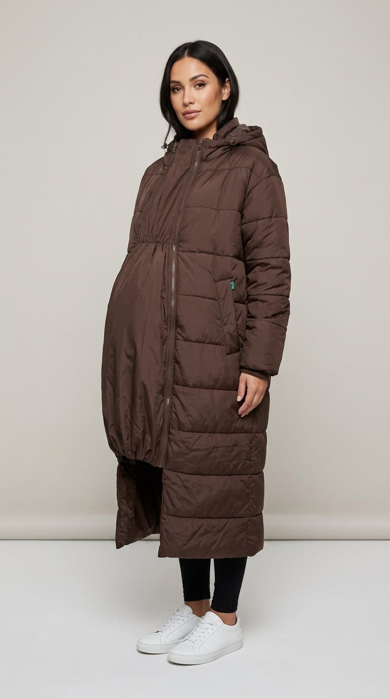 Penelope 3 In 1 Long Puffer Maternity Coat