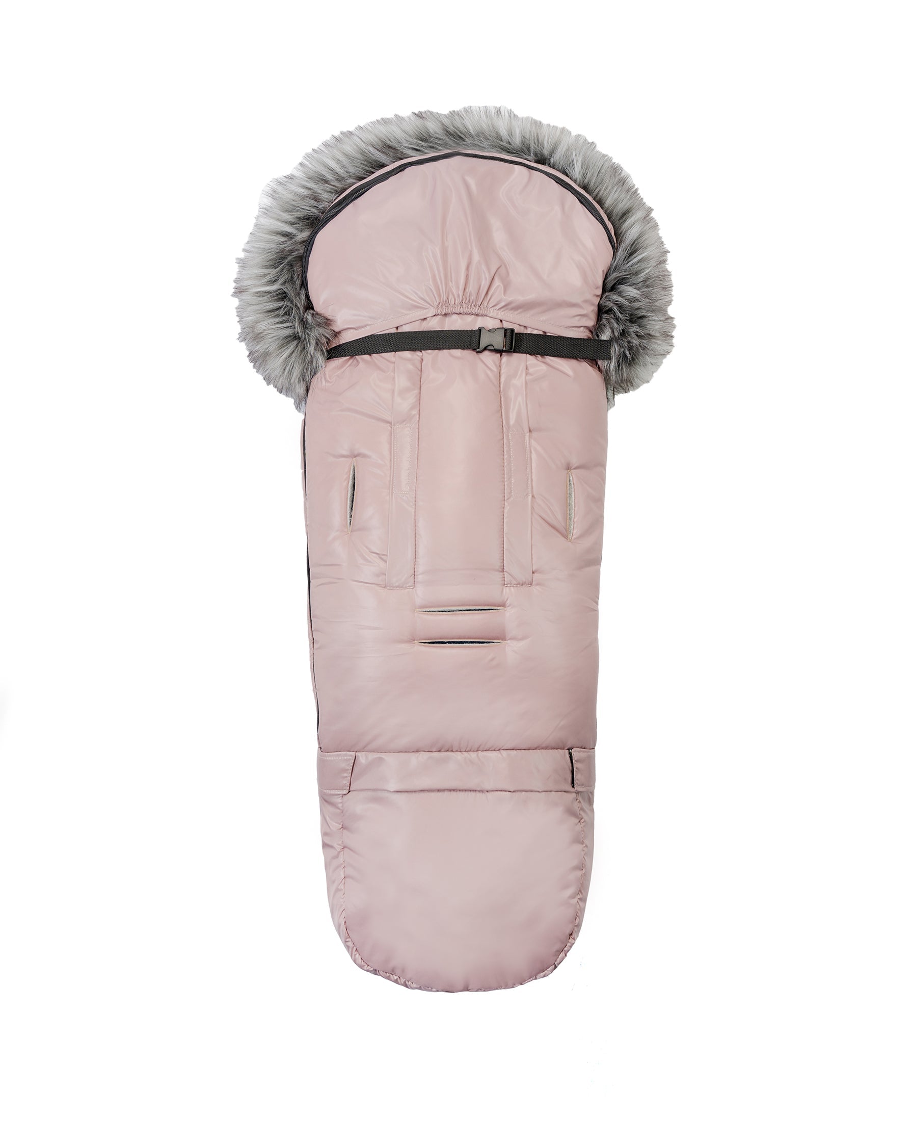 Pastel Pink Organic Premium Wool Adjustable Footmuff