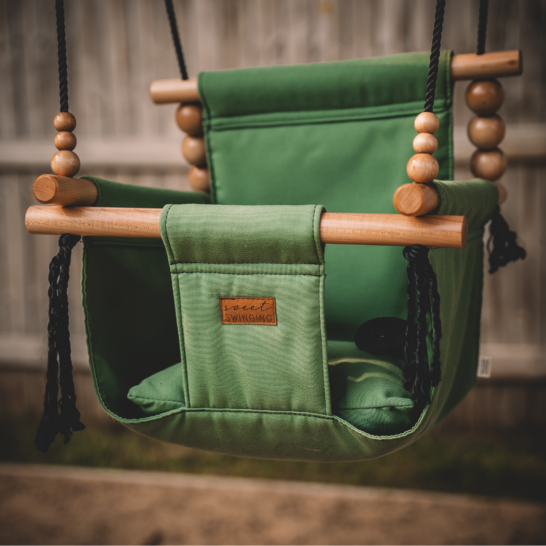 Premium Outdoor High Back Swing Sage