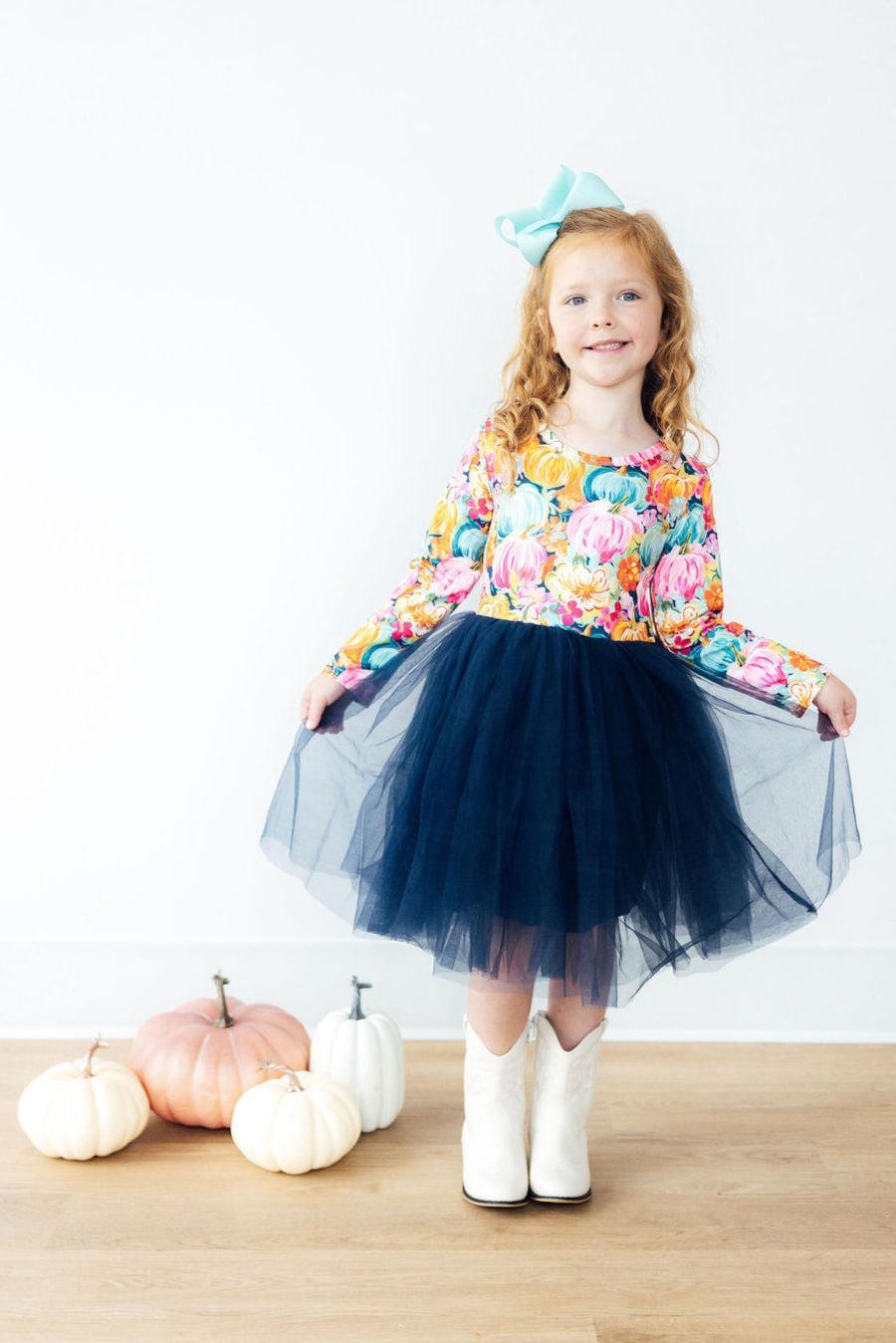 Preppy Patch L/s Tutu Dress
