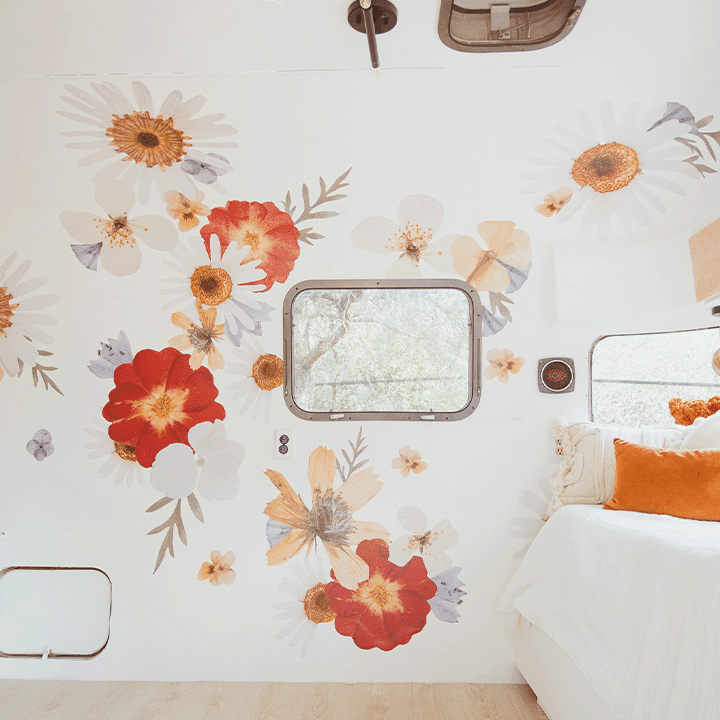 Pressed Floral Wall Decals