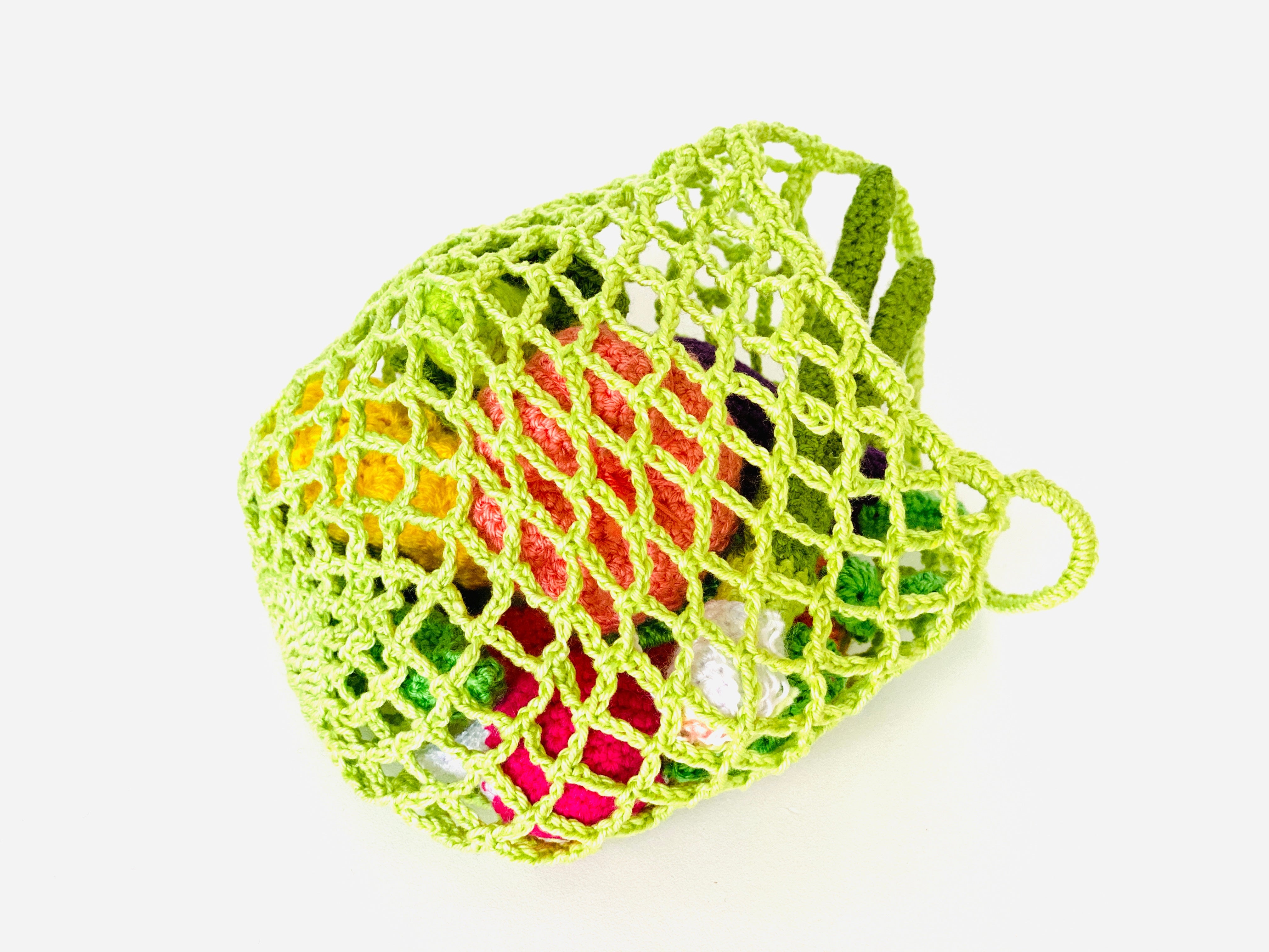 Crochet Vegetables Set With A Bag