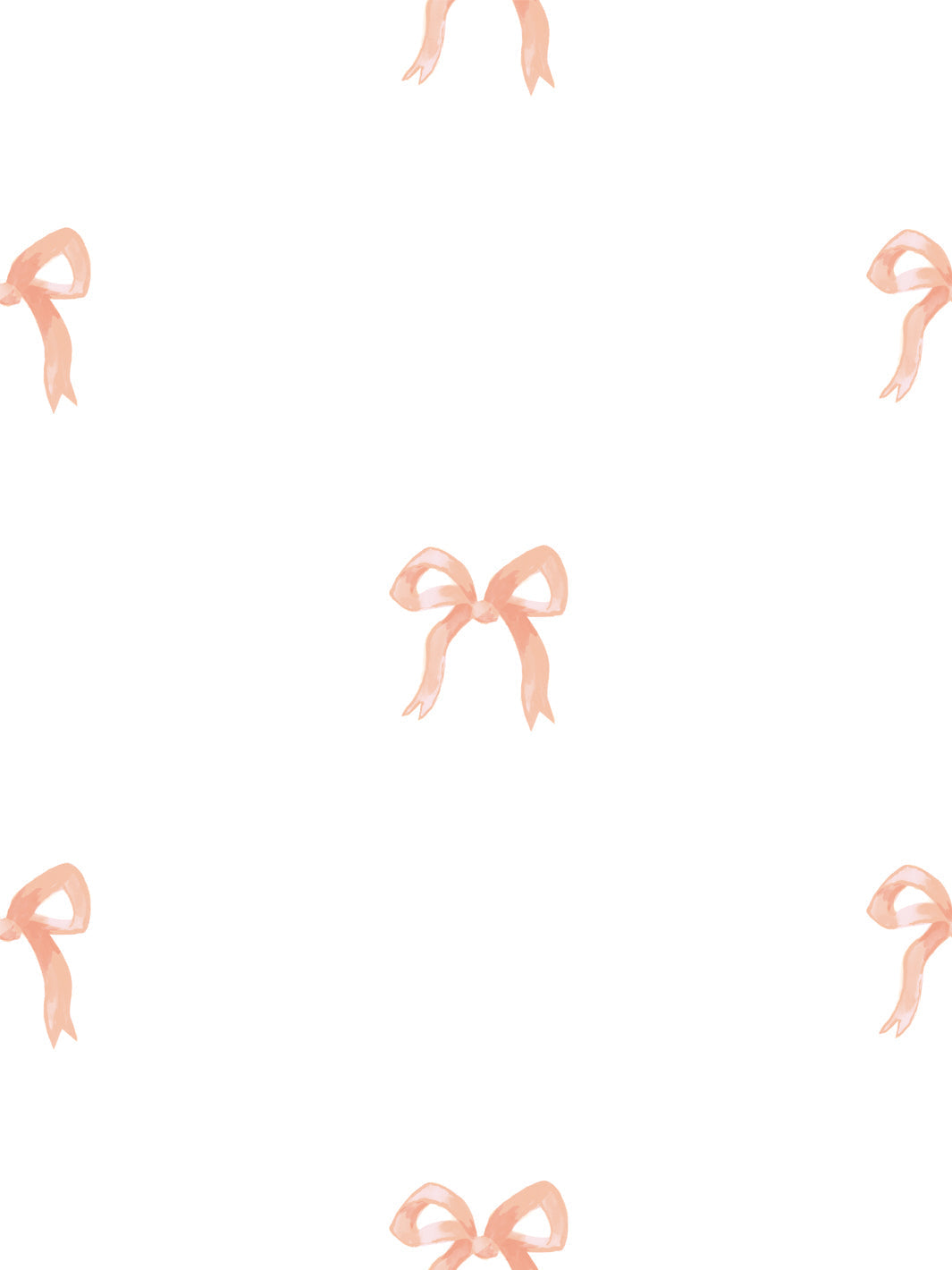 'pretty Bows' Wallpaper By Meri Meri - White