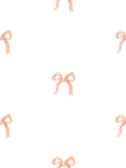 'pretty Bows' Wallpaper By Meri Meri - White