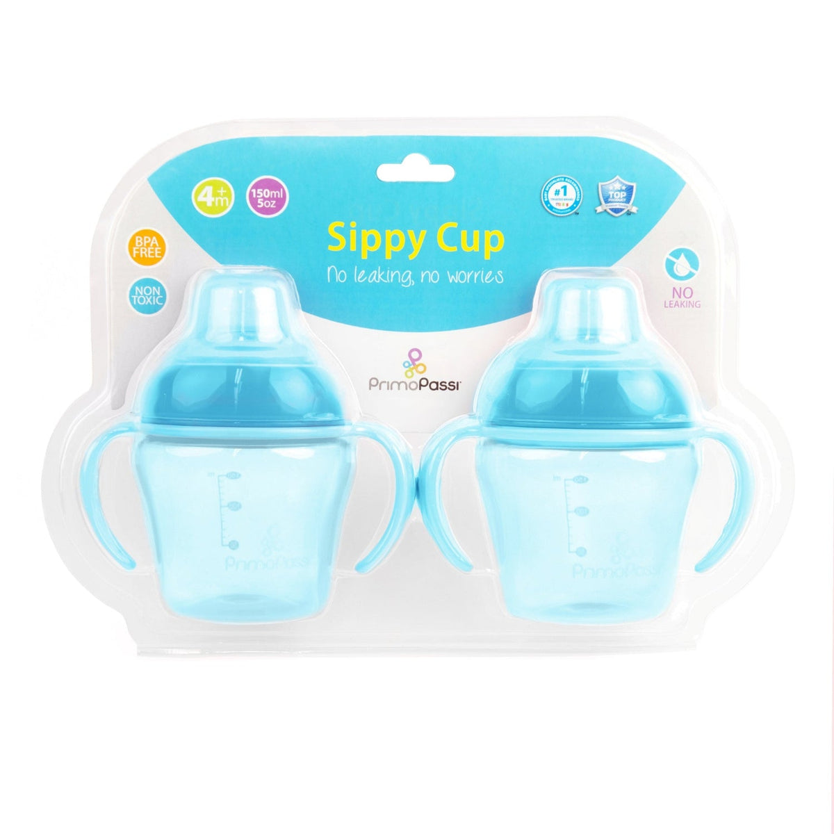 - Sippy Cup 4m, 2pk, Blue
