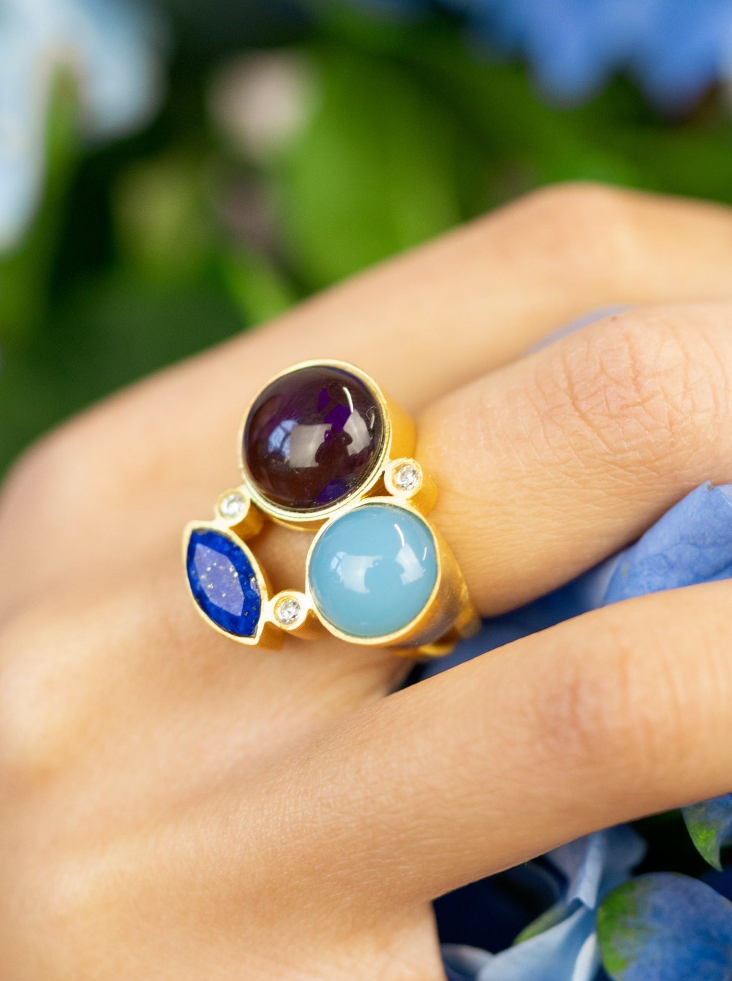 Three-stone Statement Ring
