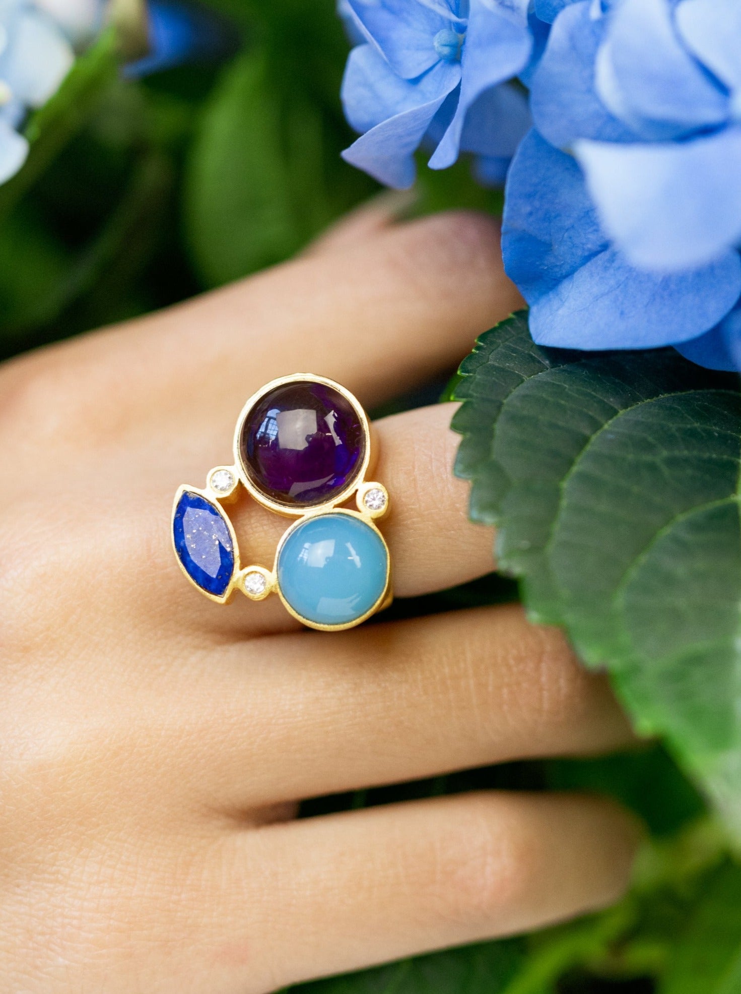 Three-stone Statement Ring