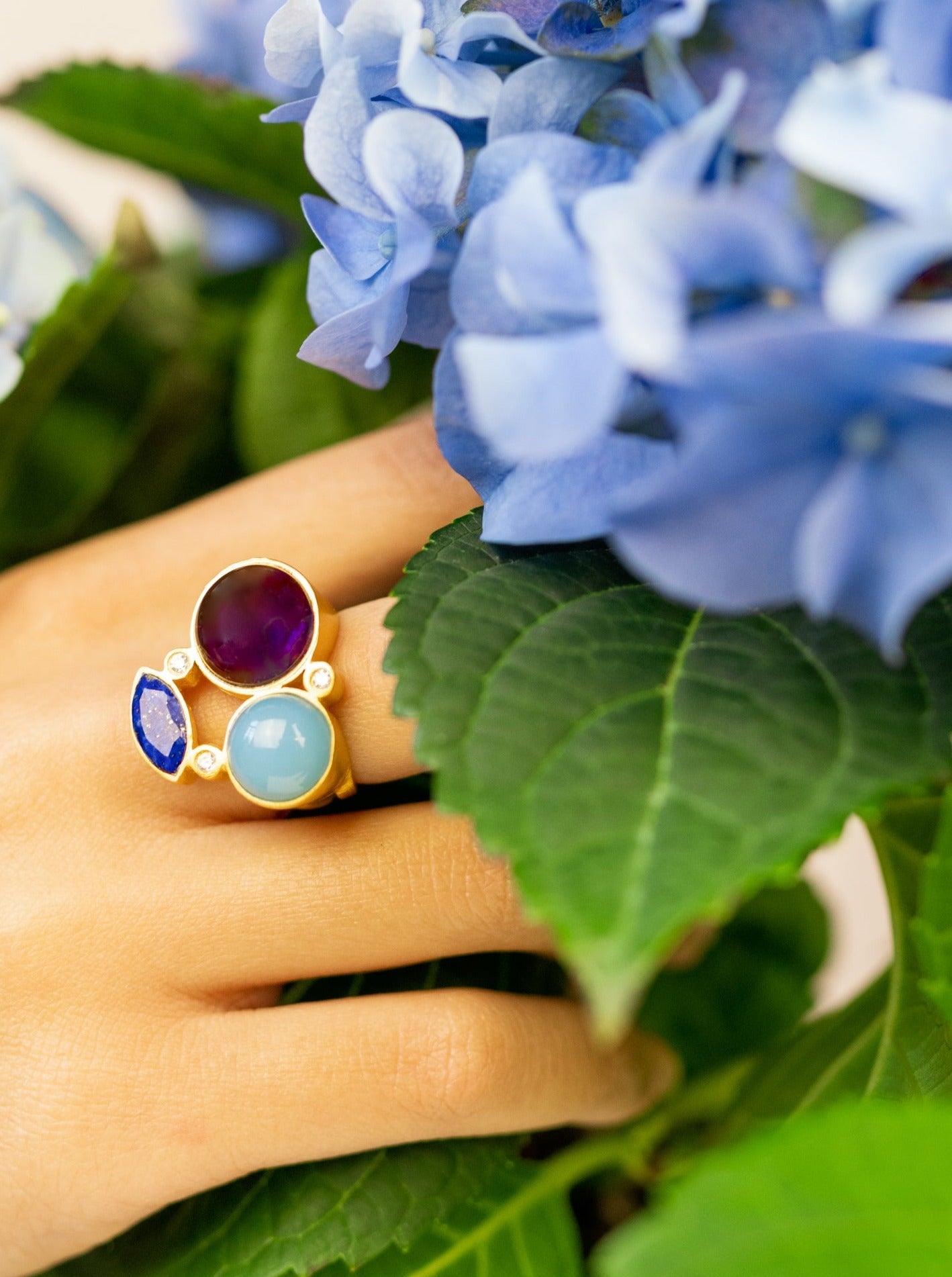 Three-stone Statement Ring