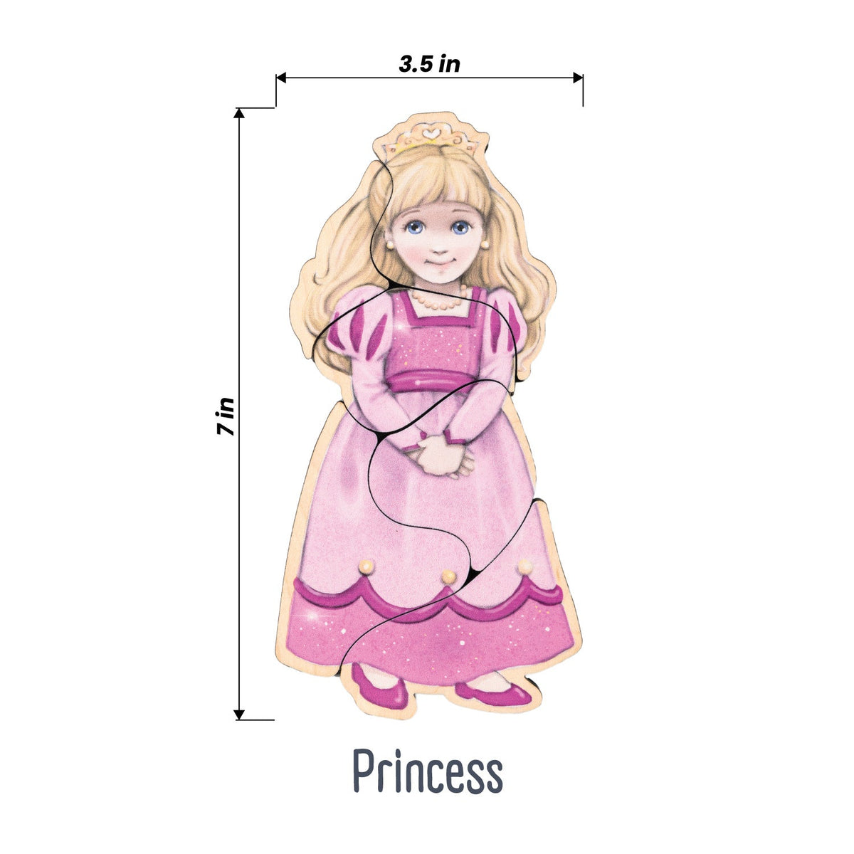 Choose Your Favorite Fairytale Magnetic Wooden Puzzle With Cotton Bag | Made In The Usa 🇺🇸