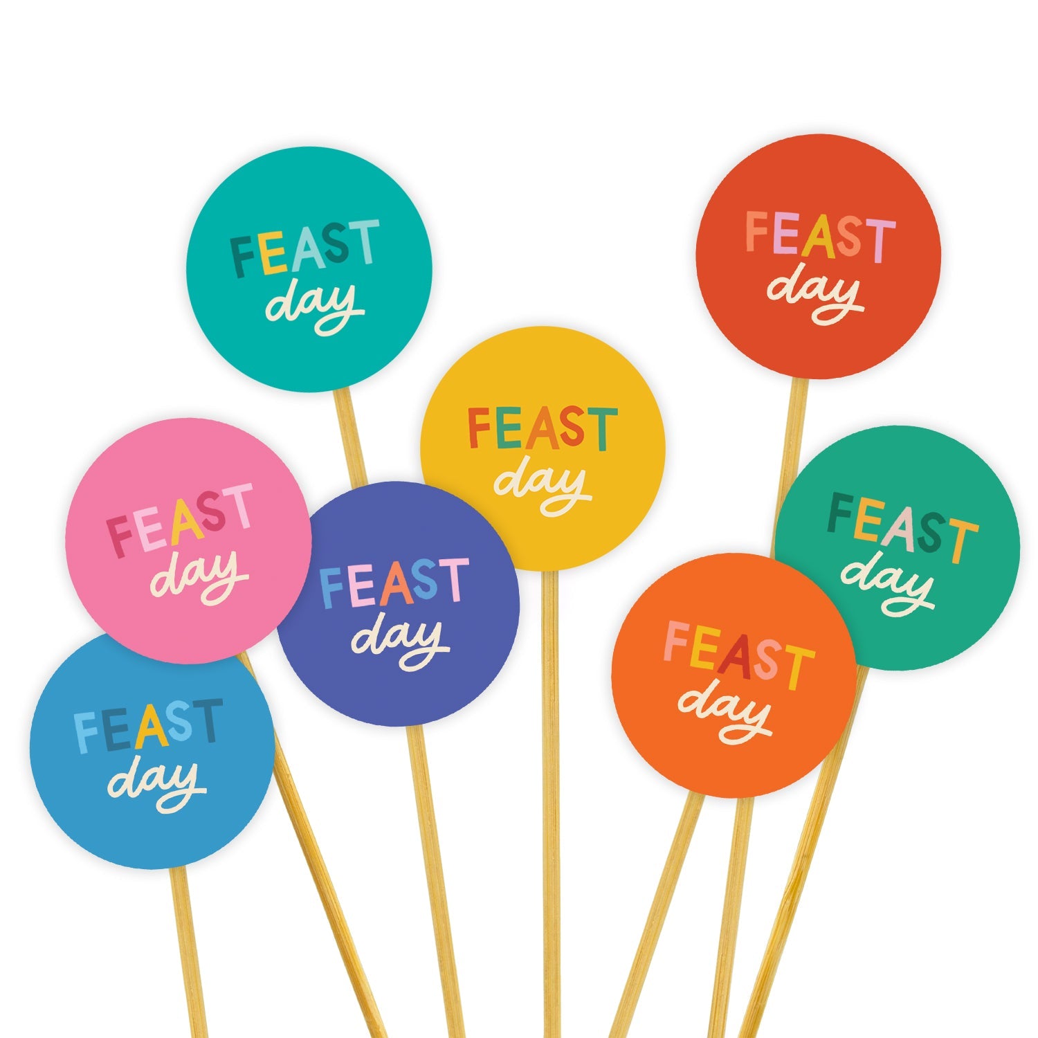 Feast Day Cupcake Toppers