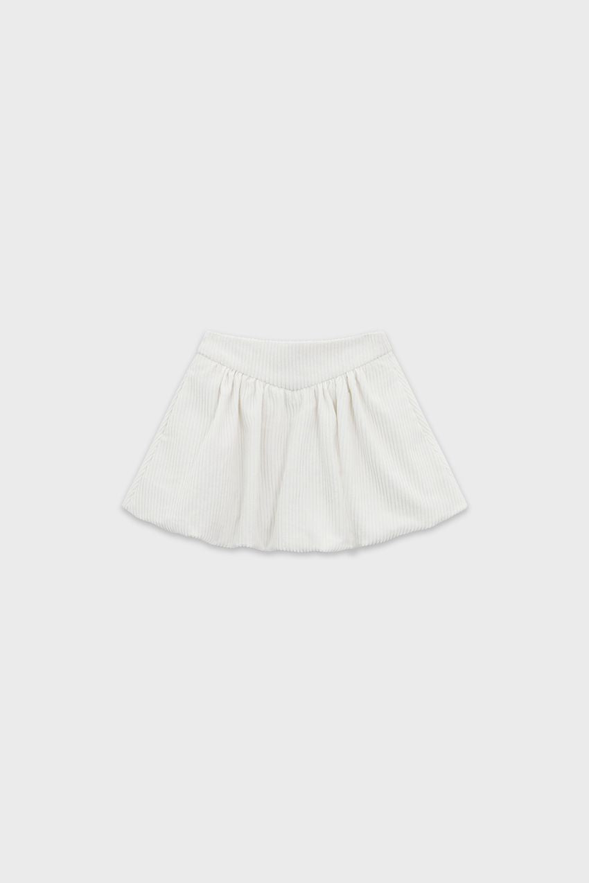 Corduroy Balloon Skirt