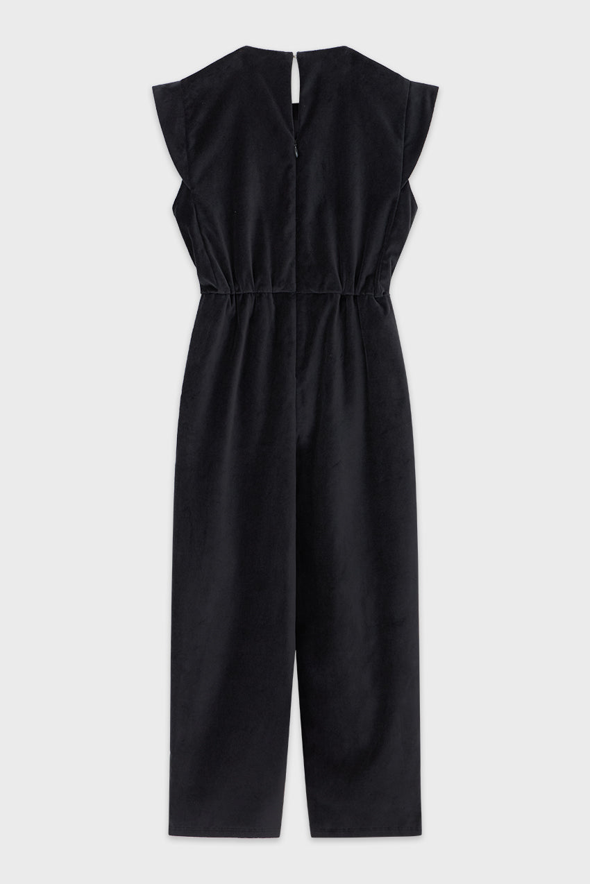 Cotton Velvet Jumpsuit