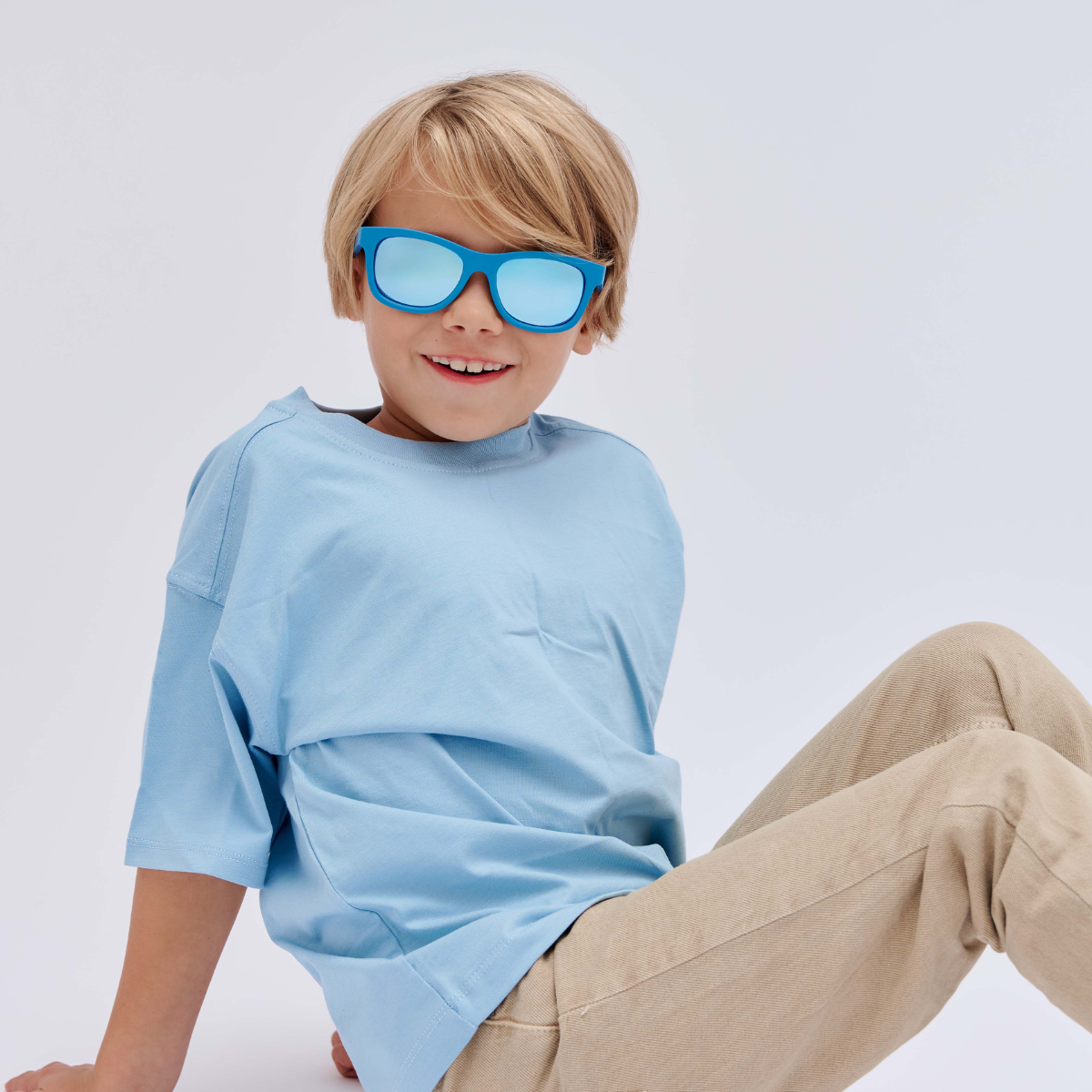 Midnight Blue Polarized Navigator | Light Blue Mirrored Lens