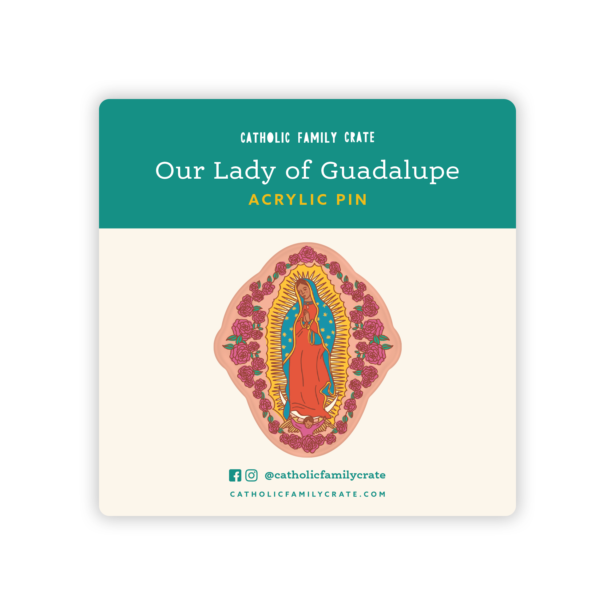 Our Lady Of Guadalupe Pin