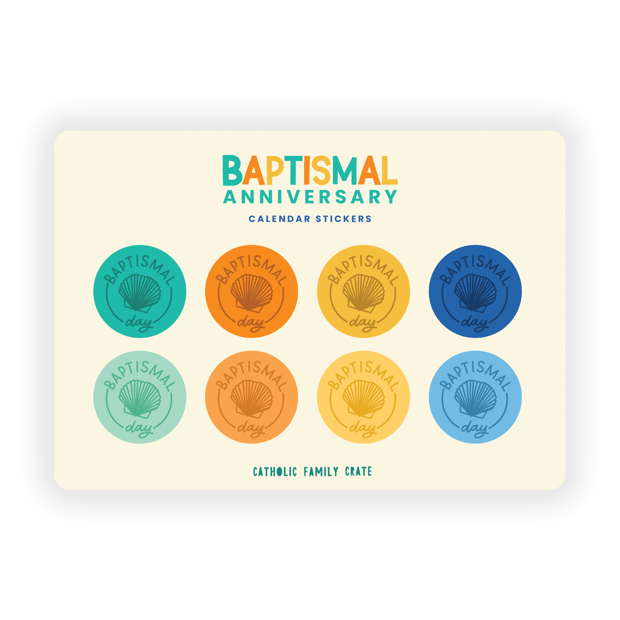 Baptismal Anniversary Crate