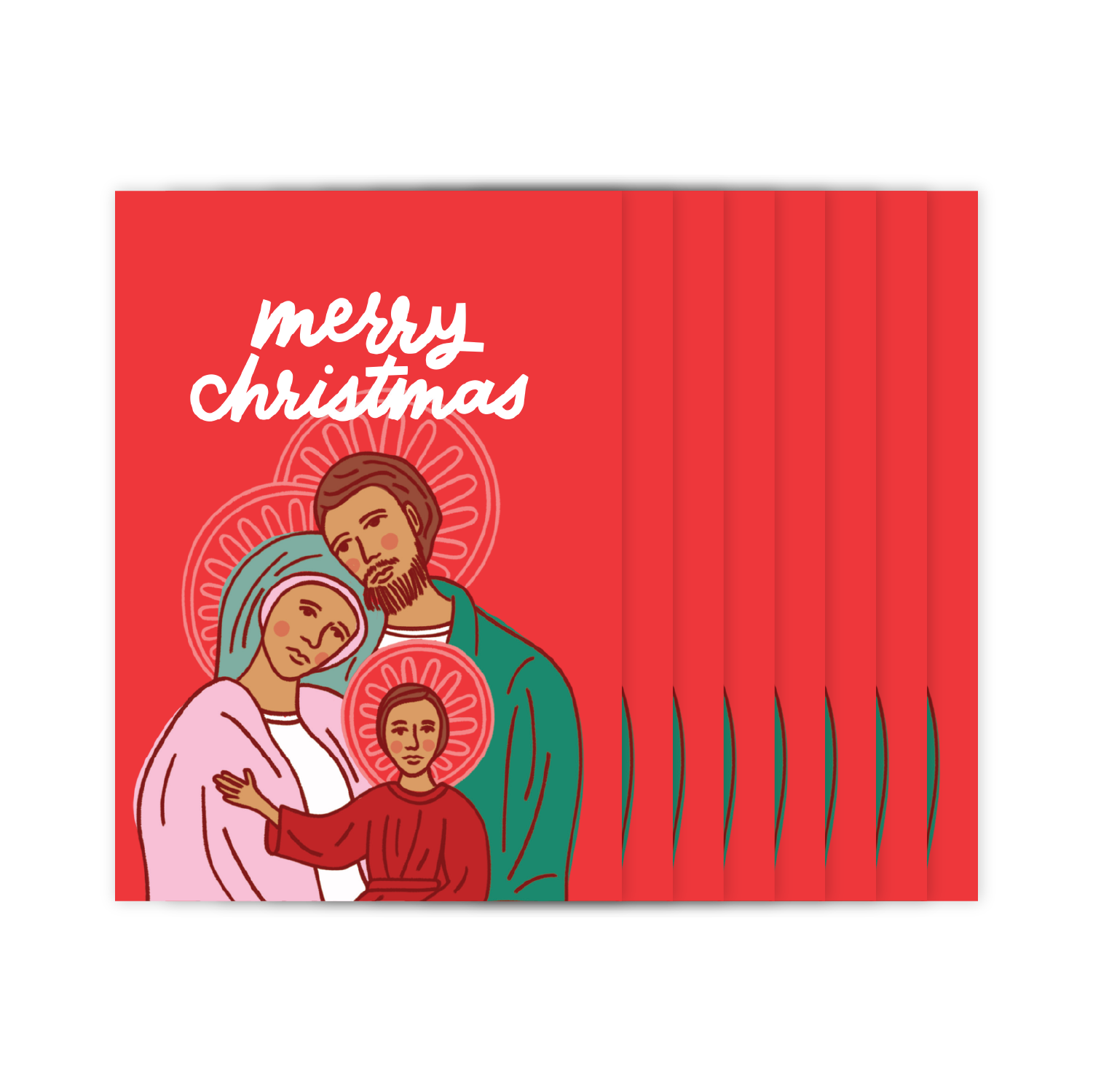 Christmas Greeting Cards (set Of 8)