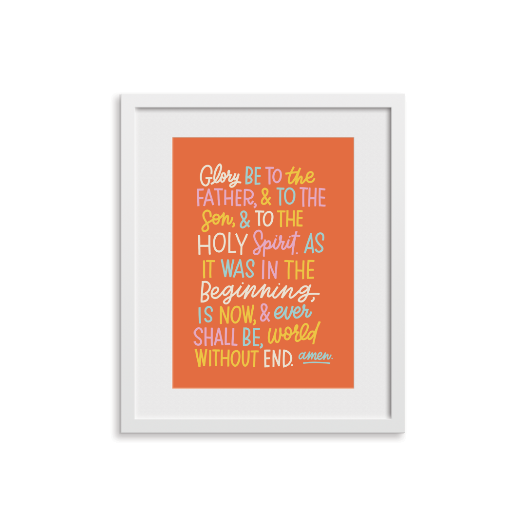 Glory Be Prayer Print