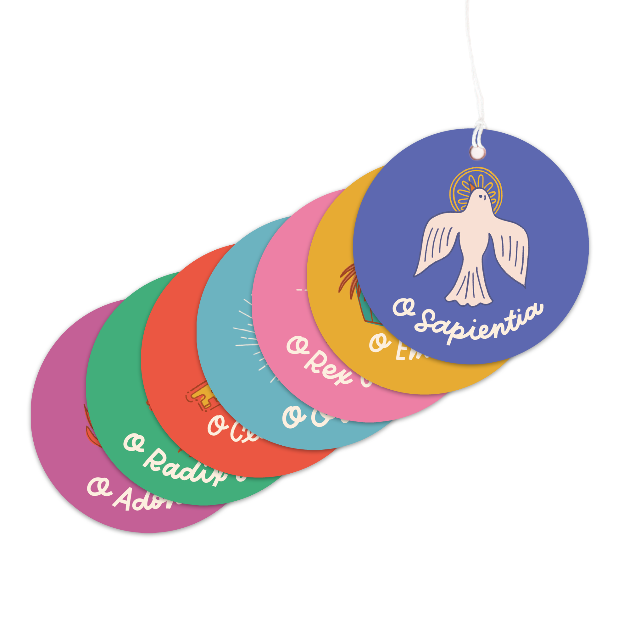 "o Antiphons" Ornaments