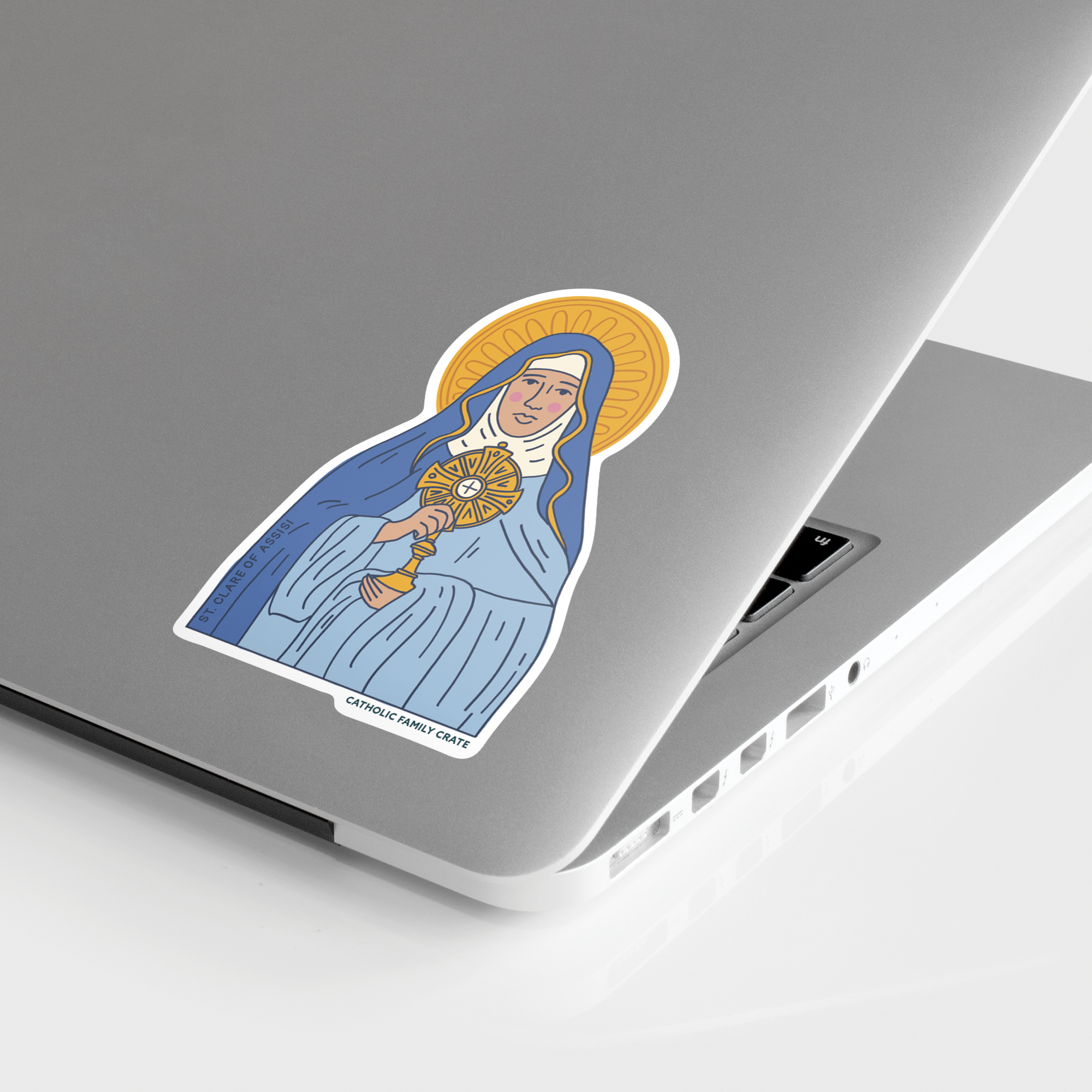 Saint Clare Of Assisi Sticker