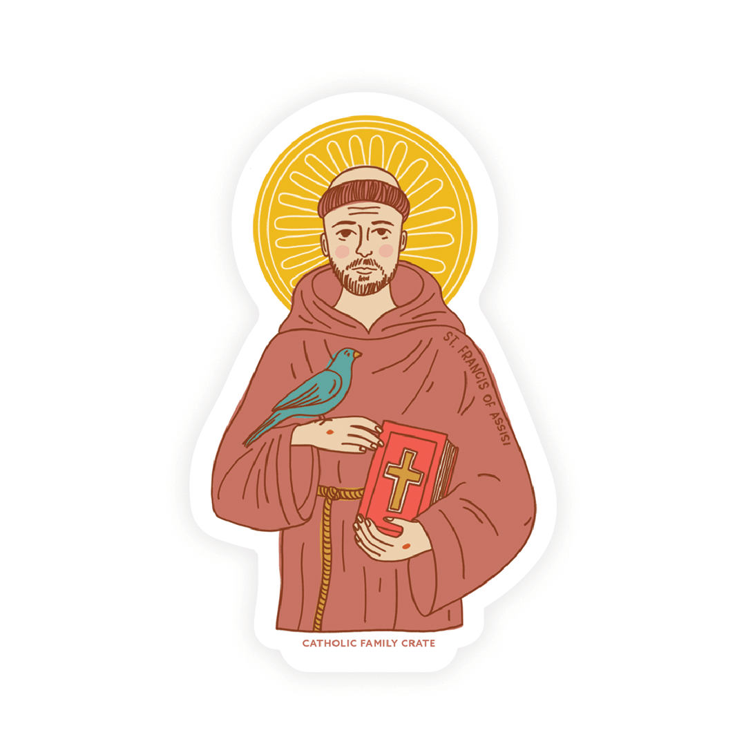 Saint Francis Of Assisi Sticker