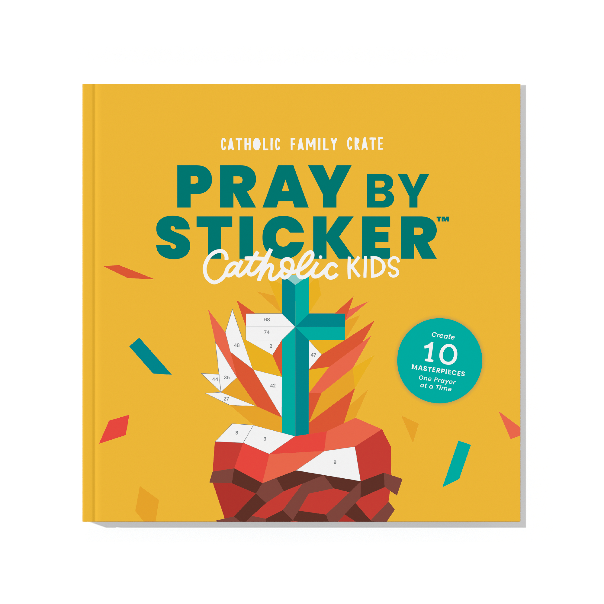 Pray By Sticker: Paint-by-number Sticker Book