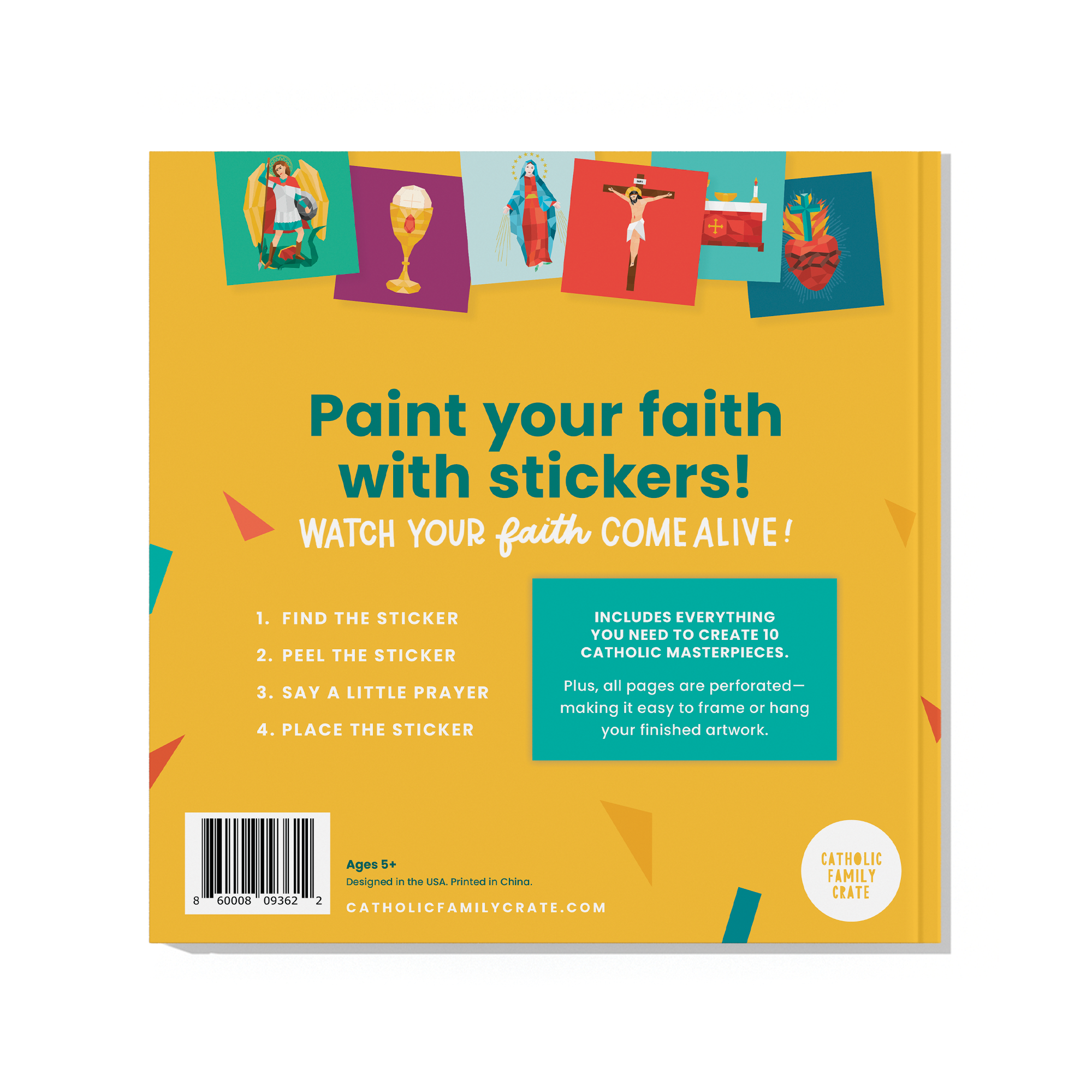 Pray By Sticker: Paint-by-number Sticker Book