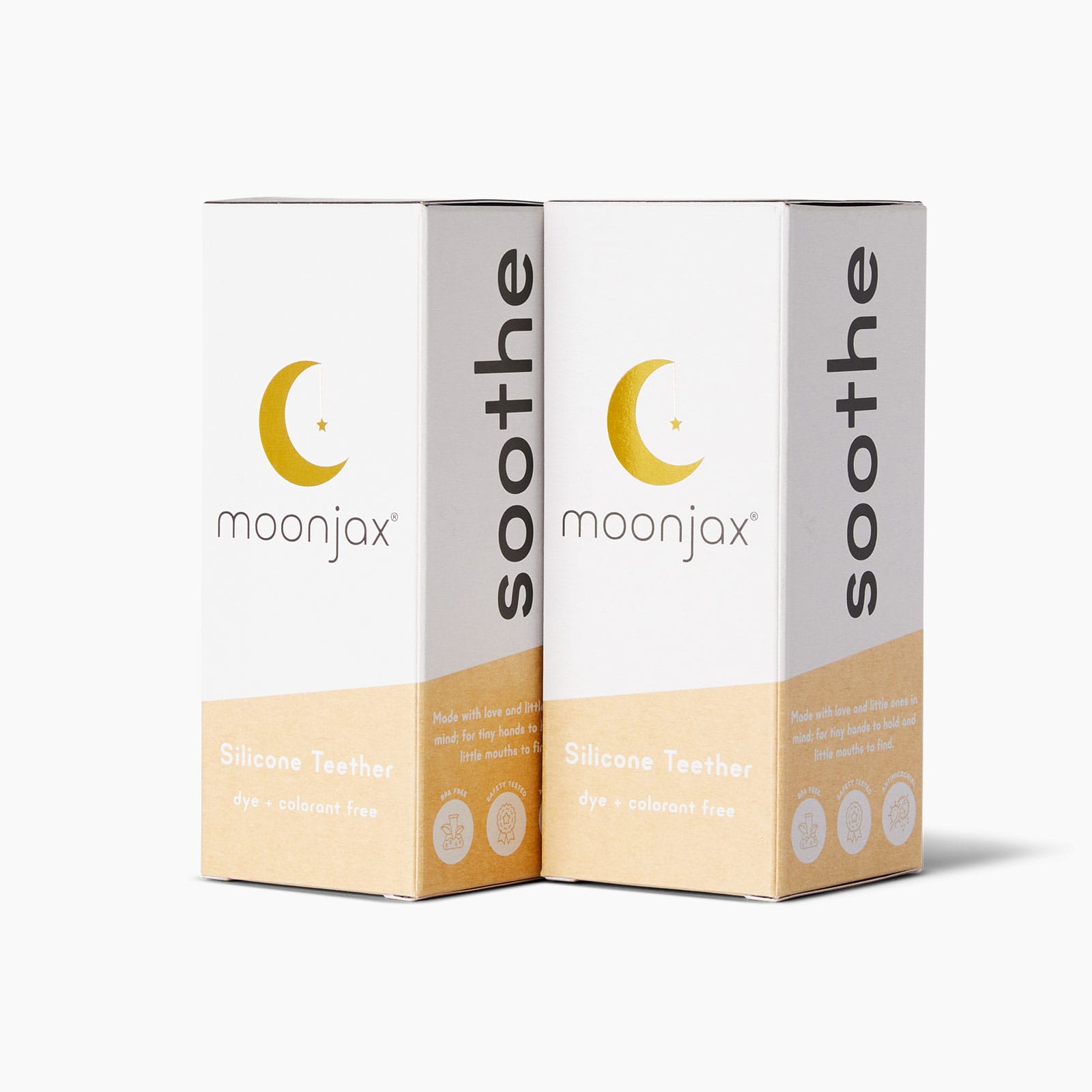 2-pack Mix & Match Patented Moonjax® Best Baby Teethers