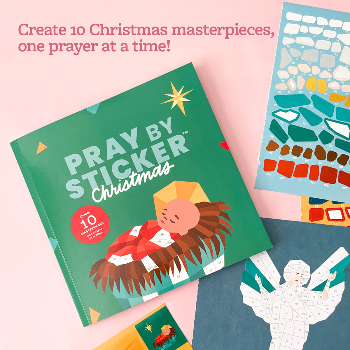 Pray By Sticker: Christmas Sticker Book