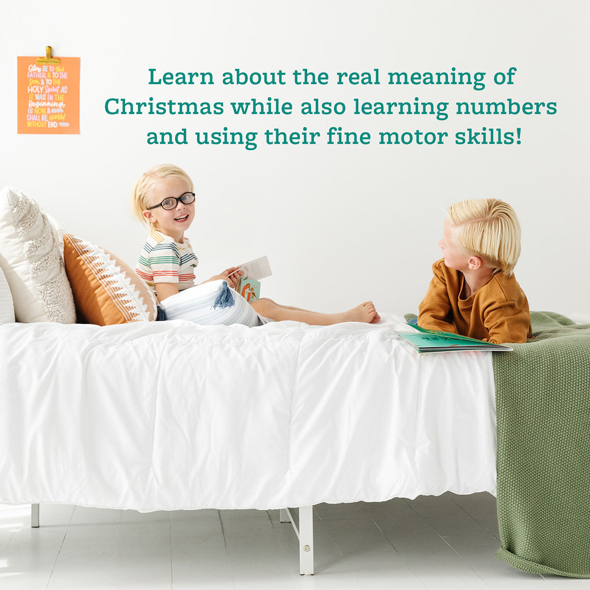 Pray By Sticker: Christmas Sticker Book