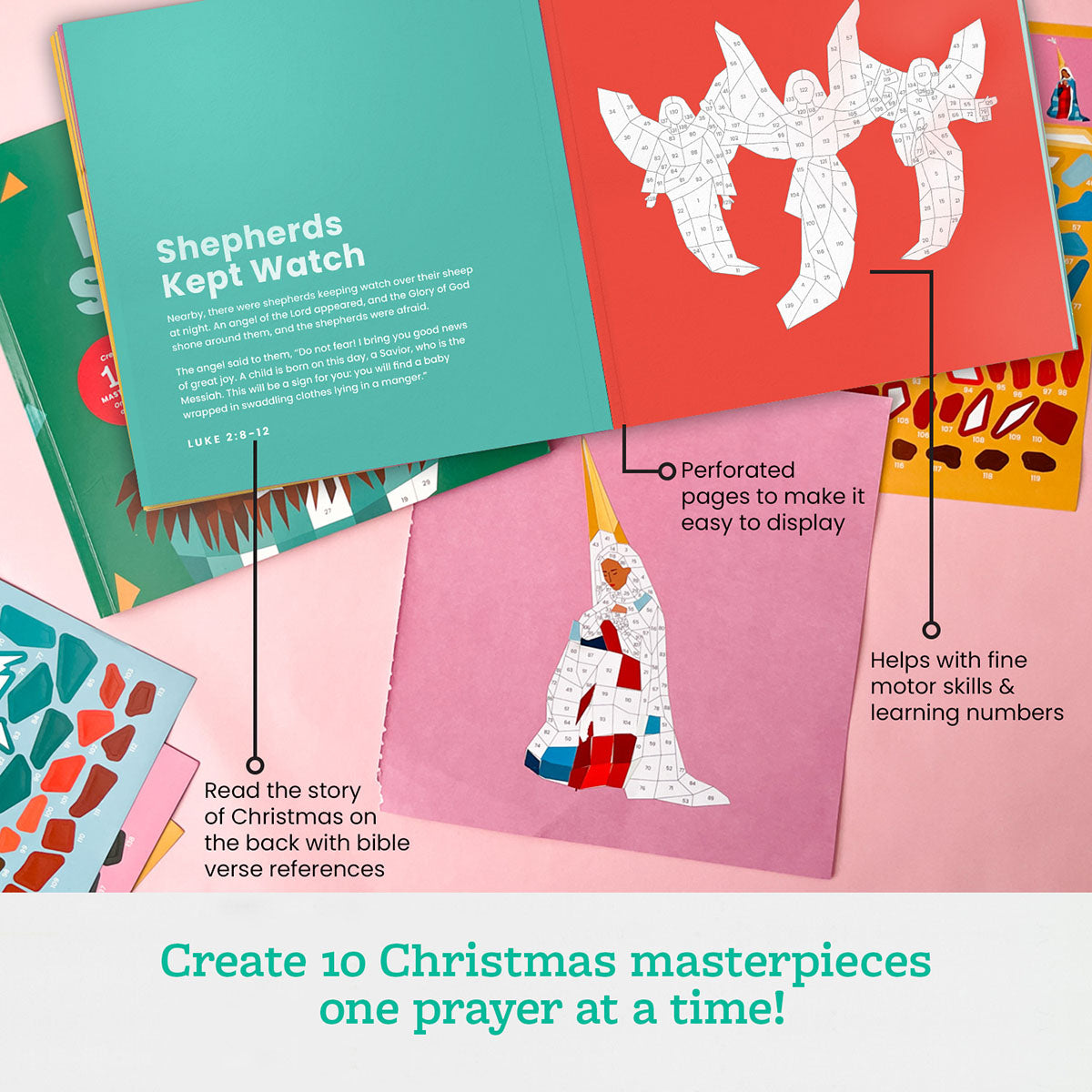 Pray By Sticker: Christmas Sticker Book