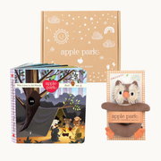 Woodland Owl Teething Rattle & Storybook Gift Bundle