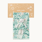 Minty Bear Bloom Baby Blanket & Organic Cotton Plush Set