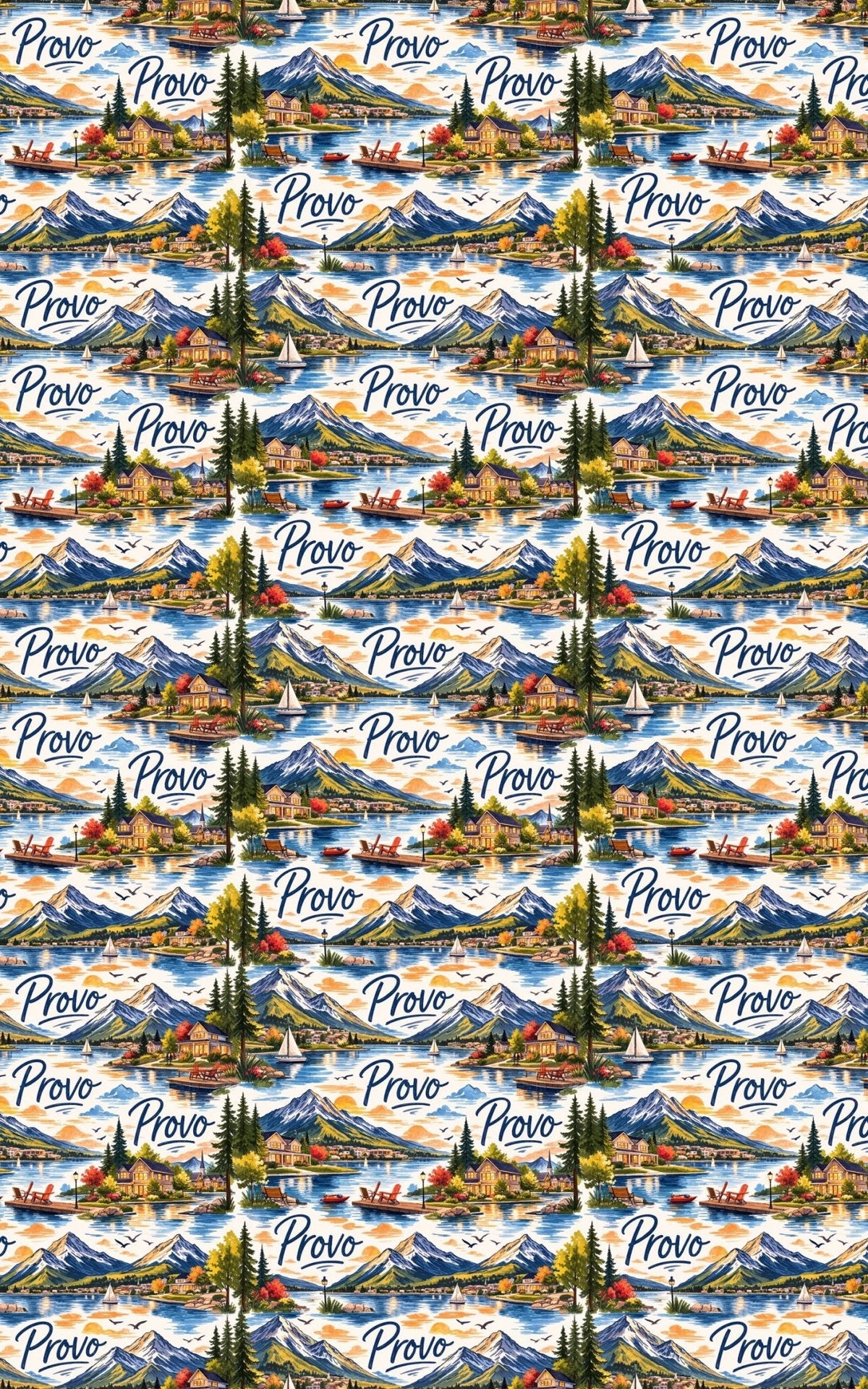Provo Alpine Reflection Wrapping Paper